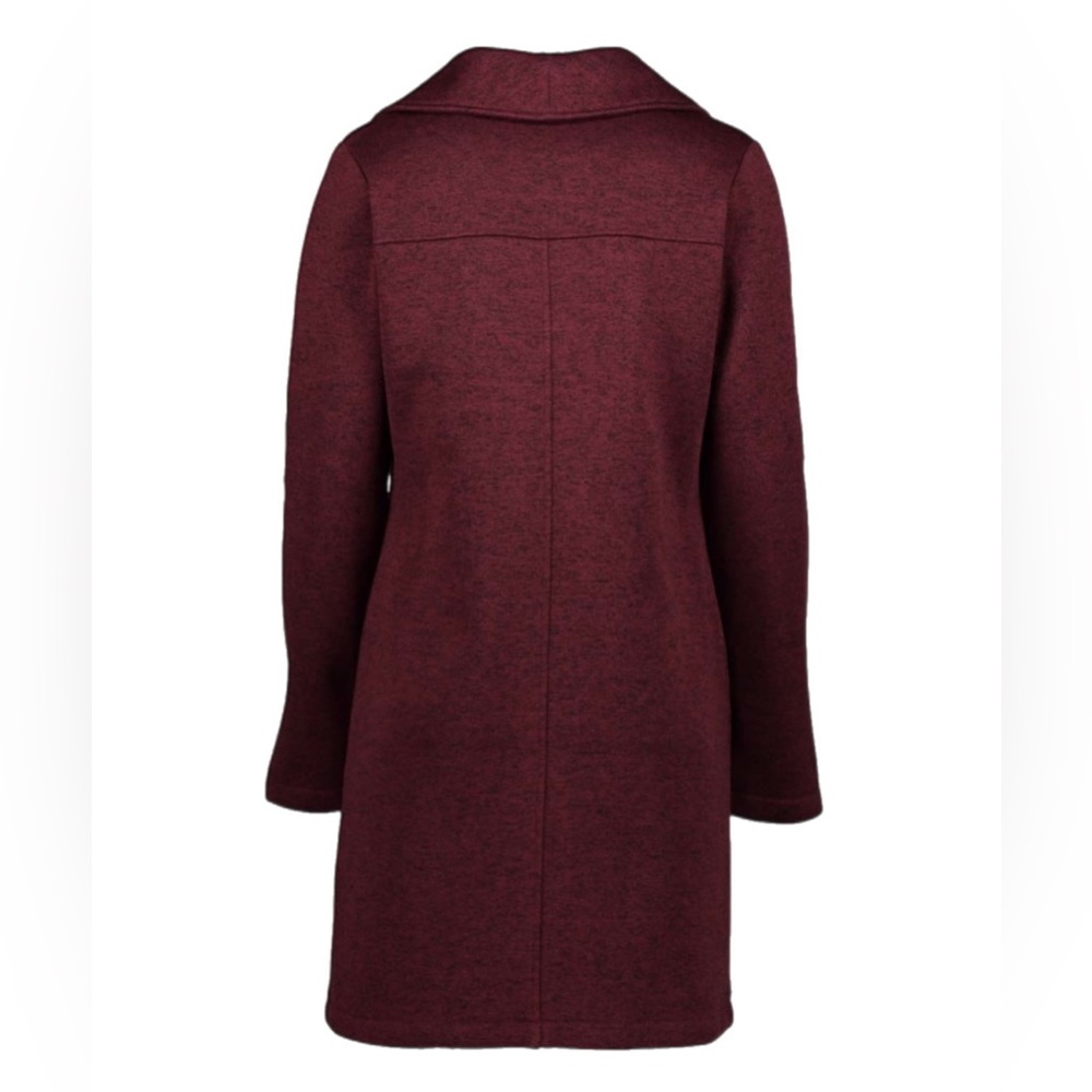 New STEVE MADDEN Open burgundy coat - Picture 4 of 4